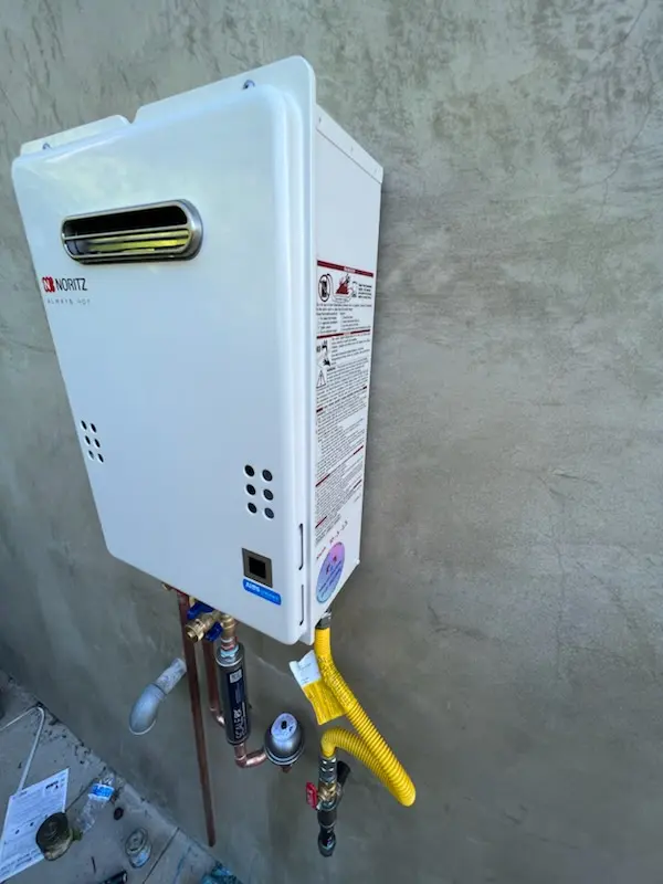 Tankless water heater installation for Henryton homes